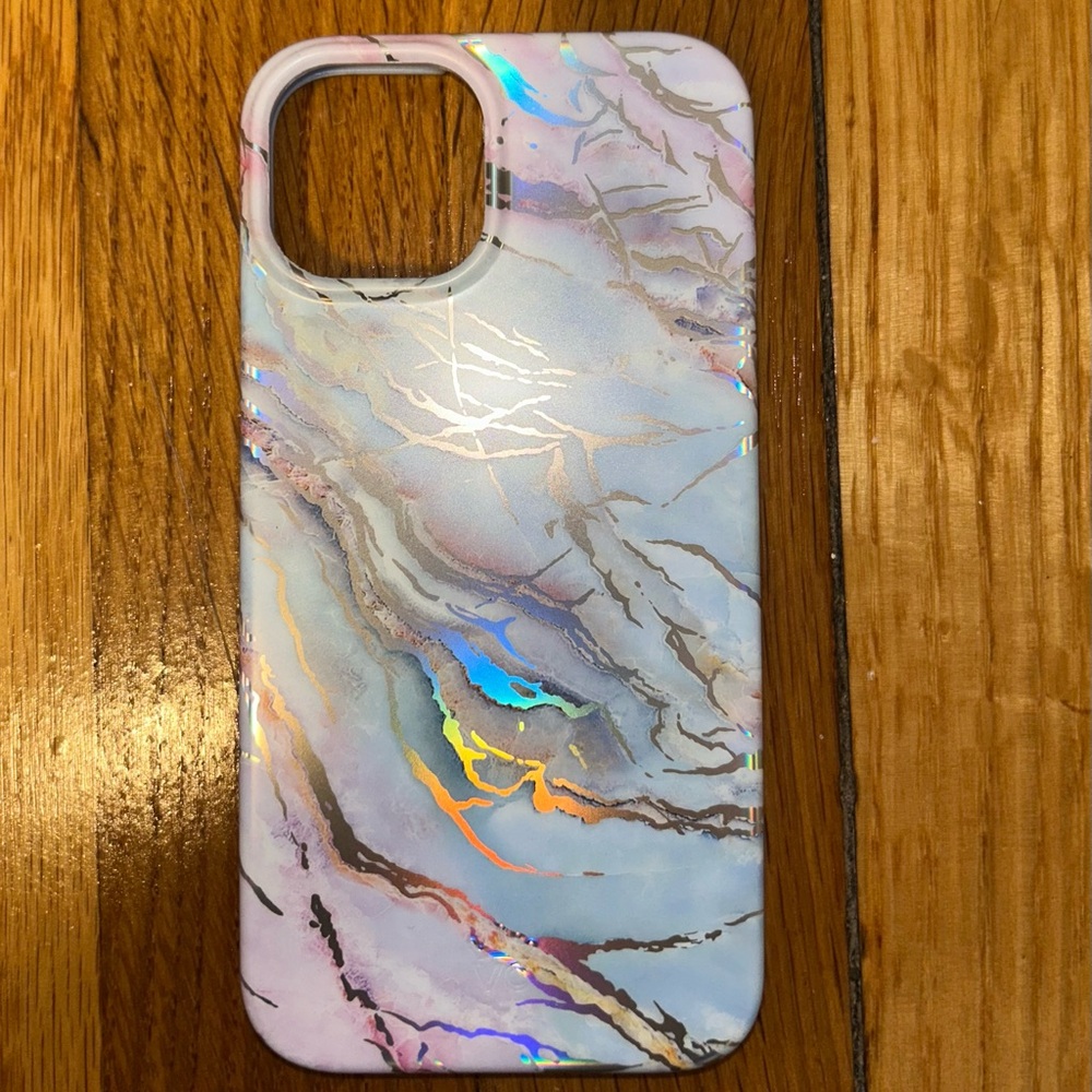 Brand New - Velvet Caviar iPhone 14 Holo Moonstone Marble Case